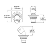 KOHLER WASHING MACHINE FLOOR DRAIN 45966T-B-CP POLISHED CHROME