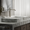 KOHLER COMPONENTS TALL SINGLE CONTROL LAVATORY WITH DRAIN 77959T-4A-BN BRUSHED NICKEL