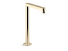 KOHLER COMPONENTS TALL LAVATORY SPOUT (W/O HANDLES) WITH CLICK DRAIN - ROW 23887T-AF FRENCH GOLD