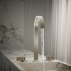 KOHLER COMPONENTS TALL LAVATORY SPOUT (W/O HANDLES) WITH CLICK DRAIN - RIBBON 77966T-BN BRUSHED NICKEL
