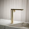 KOHLER COMPOSED TALL LAVATORY FAUCET - SIDE LEVER HANDLE 73168T-4-AF FRENCH GOLD