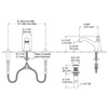 KOHLER ARTIFACTS 8" WIDESPREAD LAVATORY SPOUT - BELL (HANDLES TO ORDER SEPARATELY) 72759T-RGD ROSE GOLD