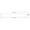 KOHLER STATEMENT 2F 18" RBN RAINHEAD 26298T-RGD ROSE GOLD