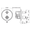 KOHLER MODULO CLASSIC THERMOSTATICERMOSTATIC B/S TRIM&VLV-ARTIFACTS 72819T-4-RGD ROSE GOLD
