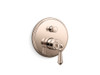 KOHLER MODULO RECESSED B/S VALVE & TRIM - ARTIFACTS 72809T-B4-RGD ROSE GOLD