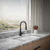 KOHLER TONE PULL DOWN KITCHEN FAUCET 23764T-4-BL MATTE BLACK
