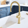 KOHLER CRUE PULL DOWN KITCHEN FAUCET  22972T-4-2MB BRUSHED MODERNE BRASS