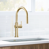 KOHLER CRUE PULL DOWN KITCHEN FAUCET  22972T-4-2MB BRUSHED MODERNE BRASS