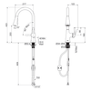 KOHLER TYNE PULL DOWN KITCHEN FAUCET 21415T-4-VS VIBRANT STAINLESS STEEL