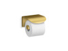 KOHLER AVID TOILET TISSUE HOLDER WITH COVER 97503T-2MB BRUSHED MODERNE BRASS