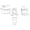 KOHLER EIR INTELLIGENT TOILET, P-TRAP (305 MM) HIDDEN CORD 77797MY-0