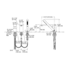 KOHLER PARALLEL 3H DM BATH FCT WITH HANDSHOWER  23488T-4-BRD VIBRANT BRUSHED ROSE GOLD