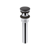 KOHLER CLICK DRAIN W/ STOPPER UNDER ESINGLE CONTROLUTCHEON (PROJECT PACK) 7120T-BL MATTE BLACK
