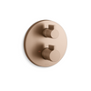 KOHLER MODULO RECESSED THERMOSTATIC B/S TRIM & VALVE-LEVER 78024T-4-BRD VIBRANT BRUSHED ROSE GOLD