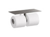 KOHLER COMPONENTS COVERED DOUBLE TP HOLDER 78384T-TT VIBRANT TITANIUM