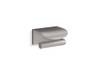 KOHLER AVID TOILET TISSUE HOLDER WITH COVER 97503T-BRT BRUSHED TITANIUM