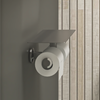 KOHLER COMPONENTS COVERED DOUBLE TP HOLDER 78384T-BRT BRUSHED TITANIUM