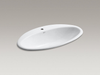 KOHLER ELLIPSE SELF-RIMMING LAVATORY,SINGLE HOL