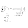 FORE ARC 1 HANDLE WM  LAVATORY FAUCET 29984T-4-BL MATTE BLACK