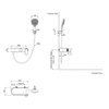 KOHLER FLUENCE NON-TH EXPOSED B/S FAUCET
