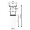 KOHLER CLICK DRAIN, BIG CAP 7120T-BRD BRUSHED ROSE GOLD