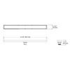 KOHLER HIDDEN FLOOR DRAIN (E) 600X55MM 33620T-CG2