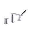 KOHLER COMPOSED 3 HOLE BATH FILLER & HANDSHOWER 73078T-B4-CP POLISHED CHROME