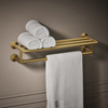 KOHLER COMPONENTS 24" DOUBLE TOWEL SHELF 78376T-2MB BRUSHED MODERNE BRASS