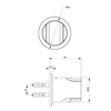 KOHLER COMPONENTS  BRACKET  24028T-BRT BRUSHED TITANIUM