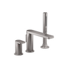 KOHLER COMPOSED 3 HOLE BATH FILLER & HANDSHOWER 73078T-B4-BRT BRUSHED TITANIUM