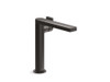 KOHLER COMPOSED TALL LAVATORY FAUCET - SIDE LEVER HANDLE 73168T-4-BGP BRUSHED GRAPHITE
