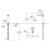 KOHLER FLUENCE TALL SC LAVATORY FAUCET 33822T-4-BN BRUSHED NICKEL