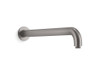 KOHLER KATAYLST AIR WALL-MOUNT SHOWER ARM - 19" 15397T-B-BRT BRUSHED TITANIUM