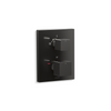 KOHLER MODULO RECESSED THERMOSTATIC B/S VALVE & TRIM - GEOMETRIC 99729T-9-BGP BRUSHED GRAPHITE