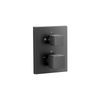 KOHLER MODULO RECESSED THERMOSTATIC B/S VALVE & TRIM - GEOMETRIC 99729T-9-PGP POLISHED GRAPHITE