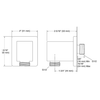 KOHLER RENEW WALL MOUNT CONNECTION 98351T-BGP BRUSHED GRAPHITE