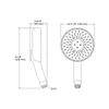 KOHLER STATEMENT ROUND HANDSHOWER W/ WATERMIND 28694T-PGP POLISHED GRAPHITE
