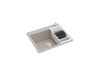 KOHLER NEOROC LADENA SGL SR/UC/TI SINK,UM1,600 MATTE TAUPE