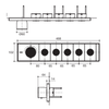 KOHLER ANTHEM FIVE-PORT RECESSED MECHANICAL THERMOSTATIC CONTROL EX26349T-9-CP POLISHED CHROME
