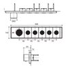 KOHLER ANTHEM FIVE-OUTLET RECESSED MECHANICAL THERMOSTATIC CONTROL EX26349T-9-BL MATTE BLACK