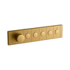 KOHLER ANTHEM FIVE-OUTLET RECESSED MECHANICAL THERMOSTATIC CONTROL EX26349T-9-2MB BRUSHED MODERNE BRASS