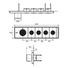 KOHLER ANTHEM FOUR-OUTLET RECESSED MECHANICAL THERMOSTATIC CONTROL EX26348T-9-RGD ROSE GOLD