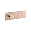 ANTHEM THREE-OUTLET RECESSED MECHANICAL THERMOSTATIC CONTROL EX26347T-9-RGD POLISHED ROSE GOLD