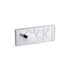 KOHLER ANTHEM TWO-OUTLET RECESSED MECHANICAL THERMOSTATIC CONTROL EX26346T-9-CP POLISHED CHROME