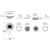 SPAVIVA GROOMING MF HANDSHOWER KIT 28682T-CP POLISHED CHROME
