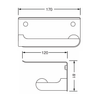 KOHLER JULY TP HOLDER (W/ TRAY) 29227T-CP Polished Chrome
