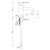 ATOM SC LAV -LEVER (COLD ONLY) 30447T-4CD-CP Polished Chrome