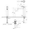 ATOM TALL SC LAV FCT_LEVER 29397T-4-CP Polished Chrome