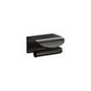 KOHLER AVID TOILET TISSUE HOLDER WITH COVER 97503T-PGP POLISHED GRAPHITE