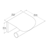 KOHLER AVID TOILET TISSUE HOLDER WITH COVER 97503T-BGP BRUSHED GRAPHITE